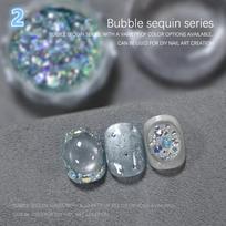 1Jar Bubble Nail Glitter Coarse Fine Mixed Irregular Hexagonal Sequin DIY Nail Art Decor