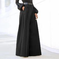 Women Wide Leg Pants For Women Palazzo Pants Summer Printed Cropped Linen Comfy Baggy Trousers With Tements Femme S