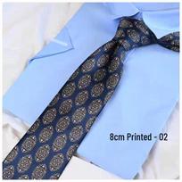 Men's 8cm Wide Floral Printed Hand-Tied Casual Retro Tie