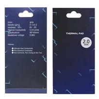 Silicone Thermal Pad, Cooling Radiator Fin, 85x45x2mm Double-Sided Heat Dissipation Silicone Pad, Thermal Conductivity 12.8 Wmk, Soft Material, for