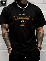 PAYEAH Volume VU Meter Vintage Audio Engineer Recording Studio Printed Unisex T-Shirt XL