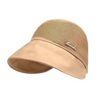 Wide Brim Sunshade Cap UV Protection Fisherman Cap Casual Women's Straw Hat  Outdoor