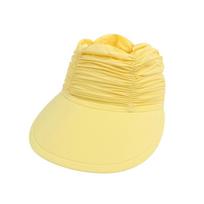 Adjustable Beach Volleyball Visor Cap Large Brim Swimming Baseball Cap Seaside Hollow Hat  Street
