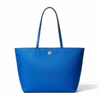Tory Burch Logo Nylon Tote Bag Women tote bags Blue 166469-400 Basic Set (Bag+Dust Bag)