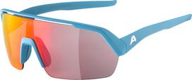Sports Mirror Designed for Small Shield TURBO Matte [Alpina] Sunglasses, Lens, Anti-Fog, Faces/Women, Design, HR, Smoke/Blue