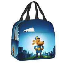 Custom Dogs Movies Resuable Lunch Box for Women Waterproof Comics Cooler Thermal Food Insulated Lunch Bag Office Work 22x20x13cm