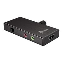 j5create USB-C HDMI Capture Board FHD 1080p Live Streaming, USB-C PD Charging Compatible, Recording Mode Switch, Camera Mounting Adapter, UVC