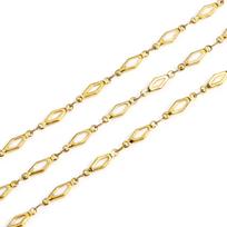 1 Meter 304 Stainless Steel Enamel Handmade Link Chain 18K Gold Plated Rhombus Chain For Handmade DIY Jewelry Making 4mm