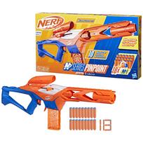 Nerf N-Series Pinpoint Blaster, includes 18 N1 darts (N-Series exclusive), 10 dart clips, sports shooting toy, indoor & outdoor game, suitable for