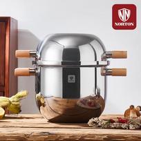 NORTON 23cm Stainless Steel Egg Pan