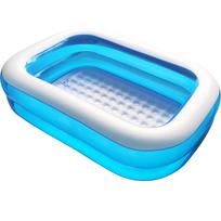 UQTOO Family Pool 200 x 150cm with Cushioned Bottom - Perfect for Summer Days, Home Water Play, Toys, Kids' Pool, Home Resort, Balcony, Garden,