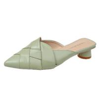 Woman Slippers Outside Sandals Height Slides New Style Shoes For Women Unique Shoe With Wholesale Bulk Original Natural Skin 34