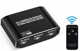 Switch Hdmi 2.0 3X1 Przełącznik Rozdzielacz Ultra Hd Hdcp 2.2 Hdr10 4K/60Hz