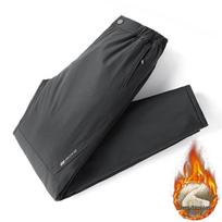 2022 Winter Men's Plus Size Lambswool Fleece-Lined Sports Pants for Middle-Aged and Elderly 3XL