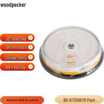 Woodpecker BD-R 25GB 6x Printable Blu-ray Discs (10-Pack)