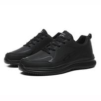Spring Autumn Extra Large Size Waterproof Non Slip Leather Surface Sneakers, Breathable Comfortable Casual Walking Shoes for Men 39