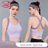 Lansha Women's High-Impact Sports Bra M