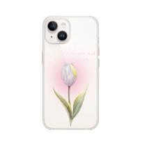 Etui Do Iphone 13 Mini Przeźroczyste, Silikonowe Flexi, Kwiaty, Tulipan