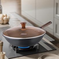 ASD Universal Stainless Steel Non-stick Wok