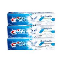 Crest 3D White Dual Action Stain Removal Toothpaste - 3x170g