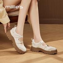 Millies Women's Platform Mary Jane Casual Shoes 36