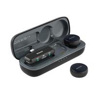 Philips Wireless Lavalier Microphone for iPhone with Charging Case (Dual Transmitters)