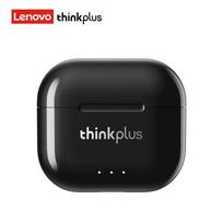 Lenovo LP40 II Bluetooth ausinės belaidės ausinės triukšmą mažinančios ausinės 230mAh HiFi stereofoninės sportinės ausinės su mikrofonu juoda