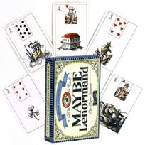 Galbūt Lenormand 10,3*6cm pagerbia Lenormand tradiciją stilizuotomis iliustracijomis, perteikiančiomis pagrindinę reikšmę 52 kortelės gray