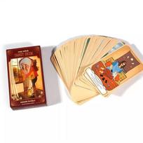 „Mystery Tarot“ kortų kaladė, „Gravity Falls“ įkvėpta 78 kortų kaladė, „Witchy Beginner Tarot“ beige