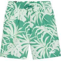 Puma Ess+ Palm Resort Shorts Comfortable Soft Unique Mid Waist Drawstring Pattern Printed Casual Shorts Men Shorts Bright-Green 683004-86 M