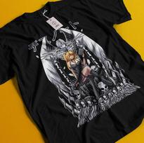 Death Note Shirt Misa T-Shirt L Kira Tshirt Ryuk Rem Tee Anime Horror Near Naomi L