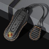 For Porsche Panamera Paramela Cayenne Key Set Macan Car Key Set 911 Carbon Fiber Men and Women