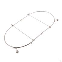 Metalinis užsegimas Piniginei Rankinei Piniginei Rankinei rankdarbiams 15cm sidabras