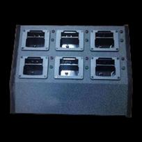 LeSat 6-Way Multi-Charger for Motorola GP328/338/760/MTP850/810/750 Walkie-Talkies (CN version)