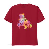 Mens Roller Skater Rollerskate Girls Skating Kids T Shirt Black vintage Washed Unisex graphic Slightly designer clothes S