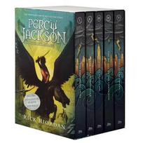 5 knygos/rinkinys Percy Jackson & The Olympians Anglų kalbos romanų knygos Vaikų anglų kalbos knygų rinkiniai 5 Books