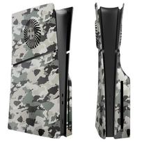 For PS5 SLIM Optical Drive Replacement Camouflage Color Protective Shell For PS5 SLIM Digital Console Ventilated Version Housing
