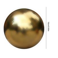 Stainless Steel Titanium Gold Hollow Ball Golden Metal Christmas Balls Home Garden Festivals Decor Ball Sphere Party Decoration