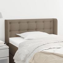 Vidaxl Zagłówek Uszak, Taupe, 83X16X78/88 Cm, Tkanina