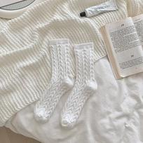 New Winter Japanese Fashion Solid Color Fluffy Socks for Girls Home Thick Cute Floor Socks Soft Warm Women Socks One Size