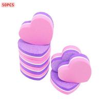 50Pcs Professional Mini Sponge Nail Buffer File Sandpaper Manicure Tool for Nail Tips Sanding & Polishing Care