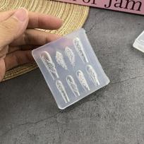 1Pcs 3D DIY Design Nail Art Parts Butterfly Wing Silicone Nails Mold Reusable Templates Stamping Decorations Tools