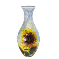 Jigsaw Puzzle Vase Flower Arrangement Hydroponics Flower Vase  Chinese-style Retro Porcelain DIY Puzzle Handmade