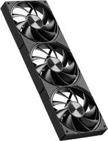 Novonest PC Case Fans 120mm, Daisy-Chain Type, High Performance, 4-PIN PWM, All-in-One, Quiet, Cooling, 3-Pack, Black [U3K3]