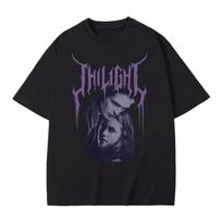 Movie Series Twilight Bella And Edward Cullen Tee Shirt Clothing Short Sleeve Round Neck Printing Pullover T-Shirt 33479 S