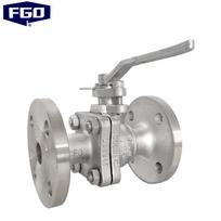 FGO 304 Stainless Steel PTFE Soft Seal Flange Ball Valve DN25