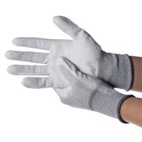 Winstan Anti-static Carbon Fiber PU Coated Work Gloves L (10 Pairs)