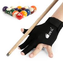 Meiz High Elastic Non-Slip Breathable Three-Finger Billiard Gloves
