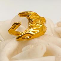 Adjustable Titanium Steel Index Finger Ring - Cool, Stylish, and High-Class Stainless Steel Design