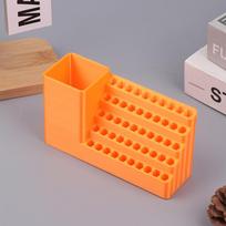 1Pc Drill Holder 20/50 Holes Bit Organiser Screwdriver Head Storage Toolbox Hole Board Screwdriver Stand Hex Shank Organiser_